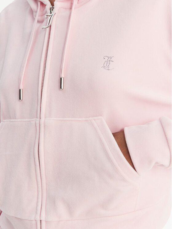 Juicy Couture Juicy Couture Pulóver Iccle JCWAS126304 Rózsaszín Oversize