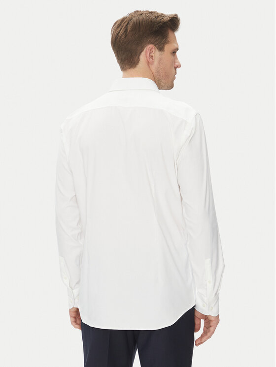 BOSS BOSS Koszula P-Hank 50503356 Biały Slim Fit