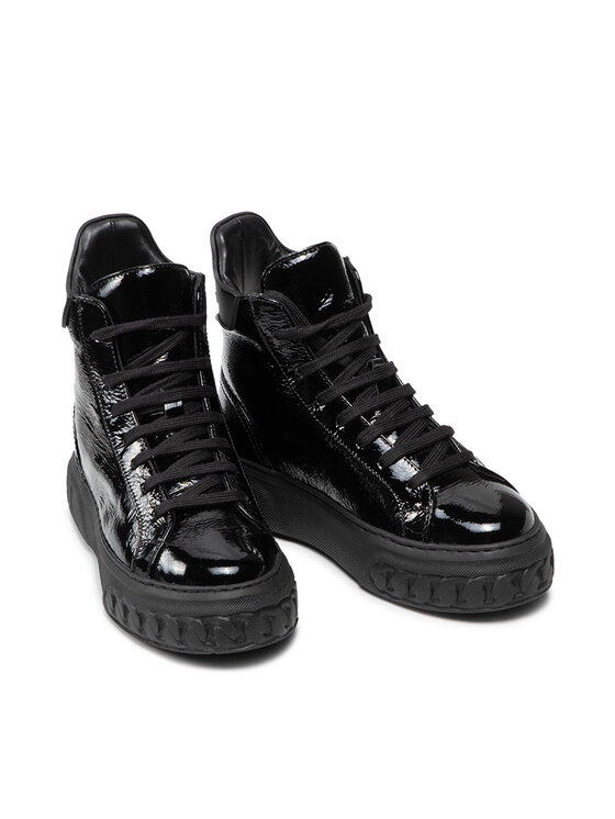 Casadei Casadei Šnurovacia obuv 2X867T020NTHUND9000 Čierna