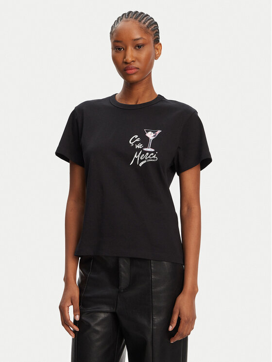 HUGO HUGO T-Shirt Destrel_2 50544897 Černá Loose Fit
