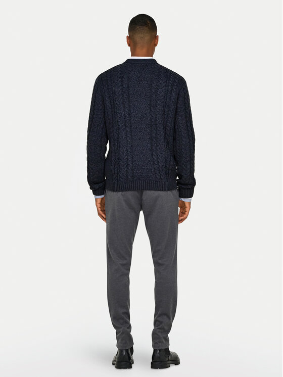 Only & Sons Only & Sons Chino kalhoty 22031061 Šedá Slim Fit