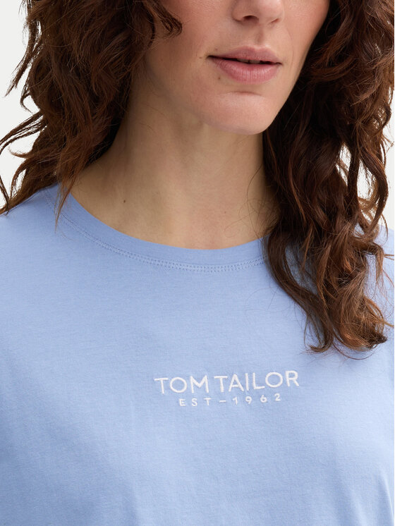 Tom Tailor Tom Tailor T-krekls 1045543 Zils Regular Fit