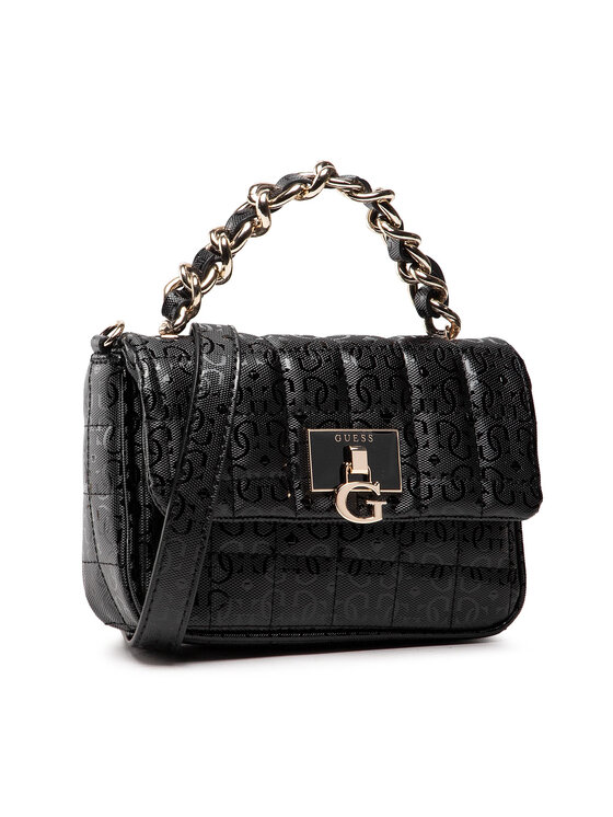 Guess Guess Τσάντα Kobo Mini Crossbody Flap HWGG84 11780 Μαύρο