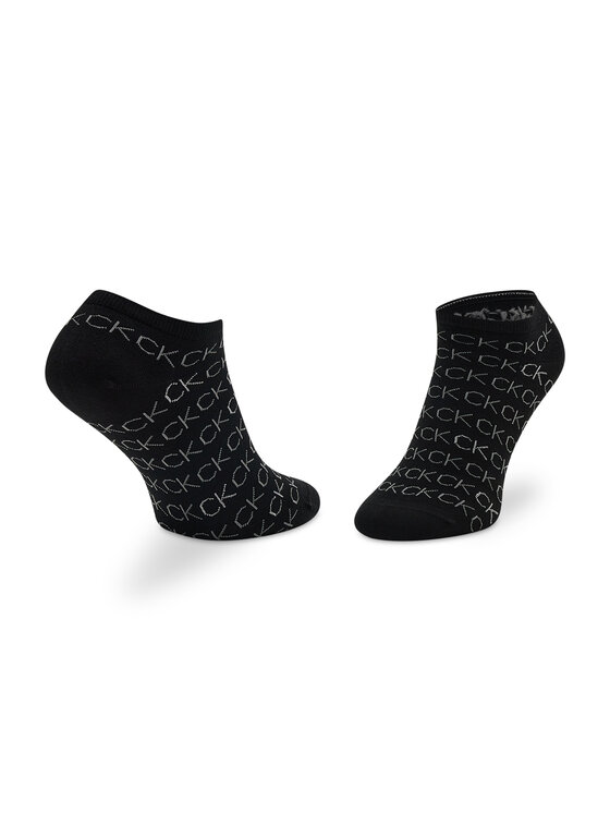 Calvin Klein Calvin Klein Moteriškų pėdučių komplektas (2 poros) 701218779 Juoda
