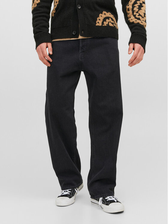 Jack & Jones Jack & Jones Farmer Alex 12236089 Fekete Baggy Fit