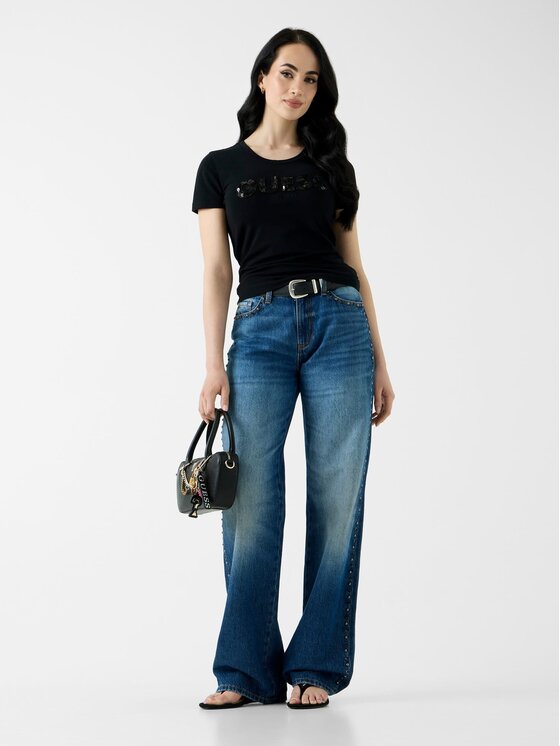 Guess Guess T-Shirt 174863 Μαύρο Classic Fit