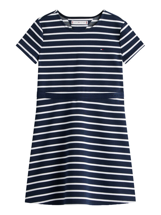 Tommy Hilfiger Tommy Hilfiger Každodenné šaty KG0KG09149 Tmavomodrá Regular Fit