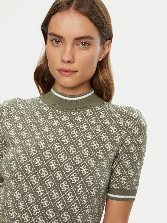 Guess Guess Kootud kleit W3YK39 Z37K0 Roheline Regular Fit