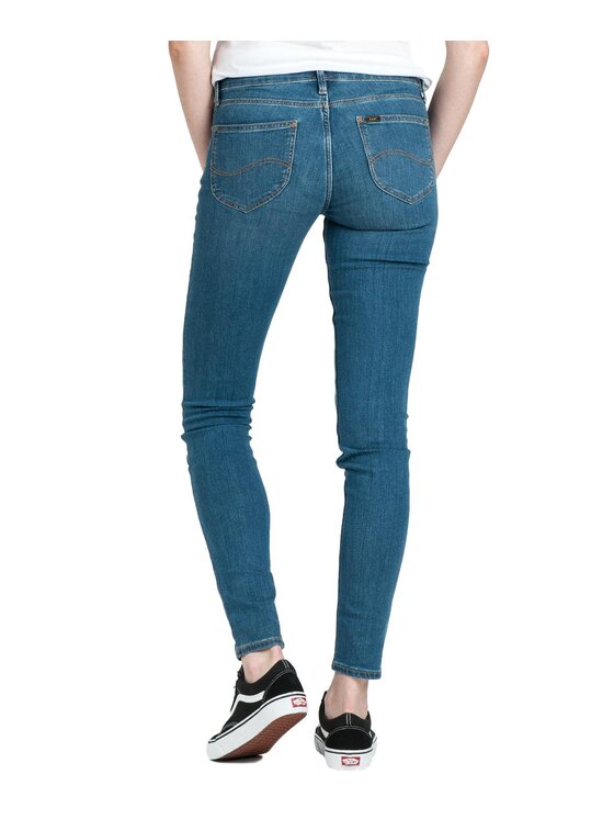 Lee Lee Jeansy L526EMJG Niebieski Skinny Fit