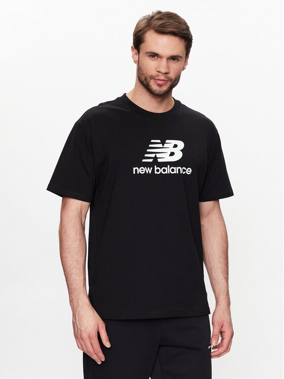 New Balance Majica MT31541 Črna Relaxed Fit