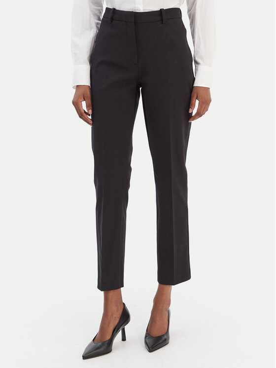 Tommy Hilfiger Tommy Hilfiger Chino-püksid Gabardine WW0WW48350 Must Slim Fit