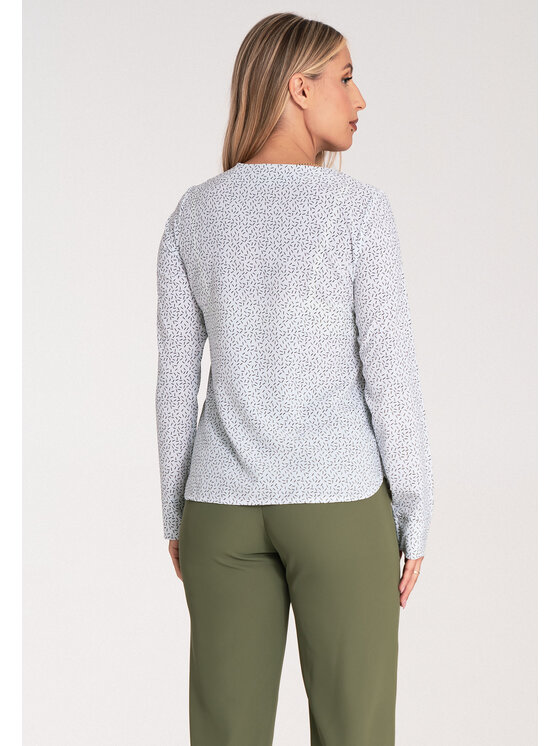 FIGL FIGL Halenka M1047 Šedá Regular Fit