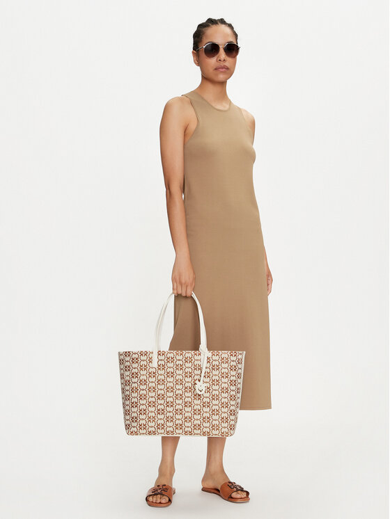 Pinko Torebka Carrie Shopper Big Logo PE 24 PLTT 102832 A1KU