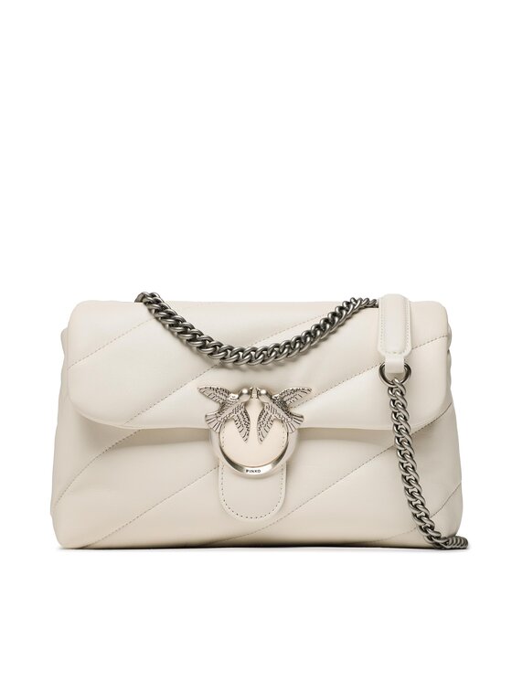 Geantă Pinko Love Classic Puff Cl PE 23 PLTT 100038 A0F2 Alb