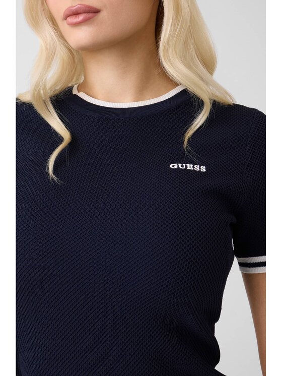 Guess Guess Sukienka codzienna 183418 Niebieski Classic Fit