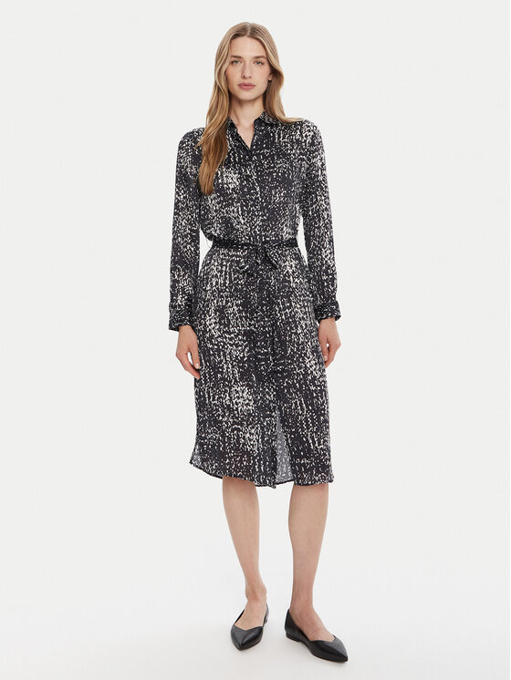 Calvin Klein Calvin Klein Marškinių tipo suknelė LV044C060G Tamsiai mėlyna Regular Fit