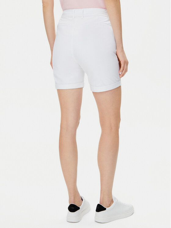 U.S. Polo Assn. U.S. Polo Assn. Riidest šortsid WUP1121 Valge Regular Fit