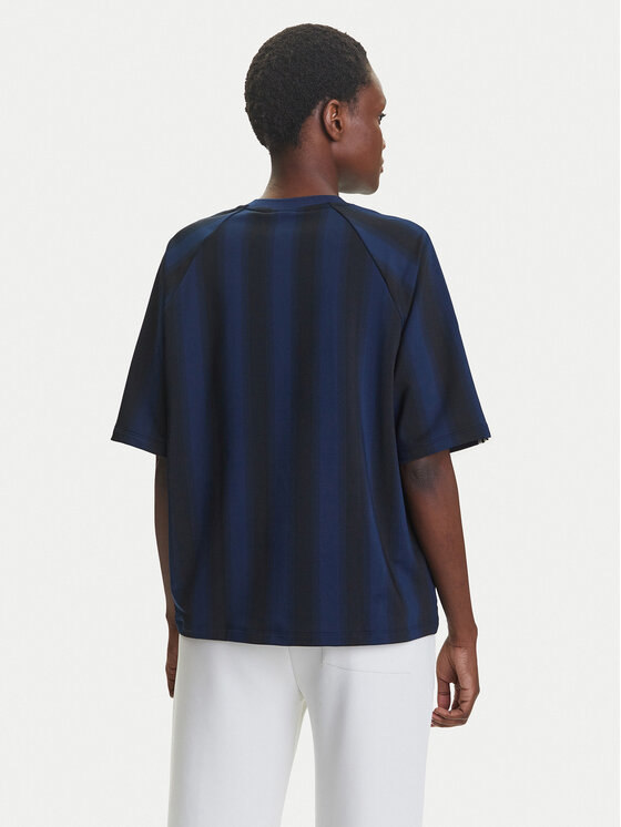 adidas adidas T-shirt Linear JY2854 Tamnoplava Oversize