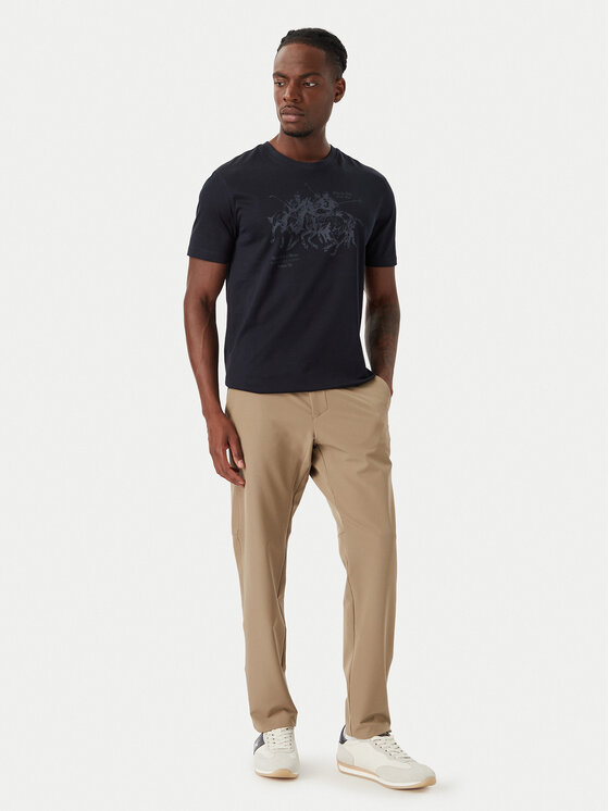 Beverly Hills Polo Club Beverly Hills Polo Club Тишърт P-SS26M-TS101 Тъмносин Regular Fit