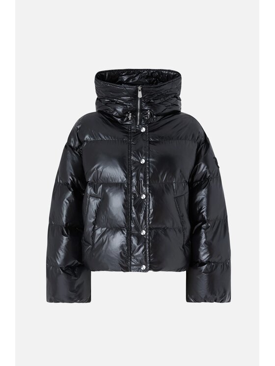 PINKO PINKO Kurtka zimowa Impasto Czarny Oversize