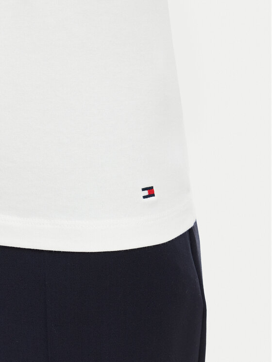 Tommy Hilfiger Tommy Hilfiger Τοπ Classic WW0WW50947 Λευκό Regular Fit