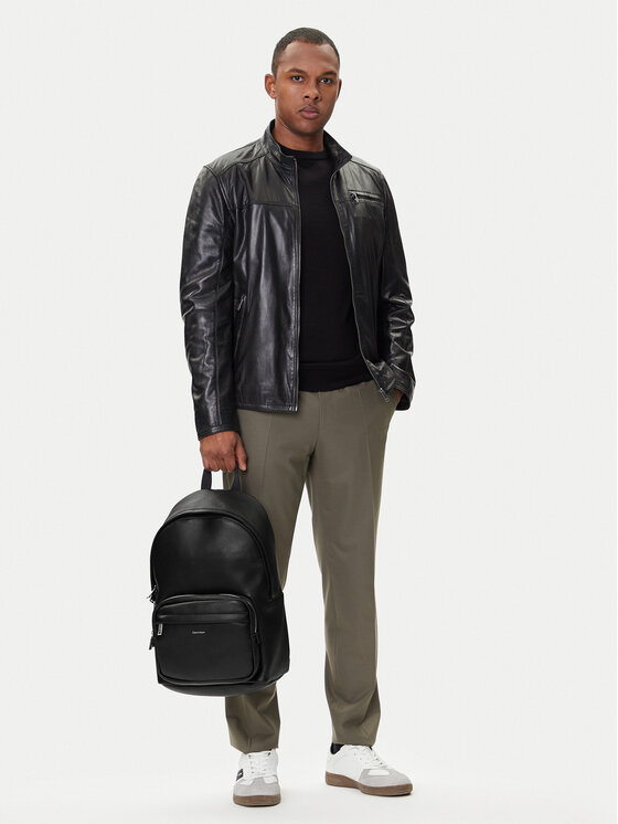 Calvin Klein Calvin Klein Раница Raised Round Backpack LV04D3155G Черен