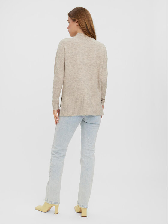 Vero Moda Vero Moda Kampsun 10269229 Beež Regular Fit