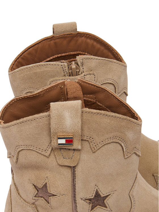 Tommy Hilfiger Tommy Hilfiger Каубойски обувки T3A5-35196-1429 Бежов