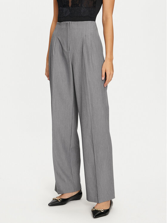 Vero Moda Vero Moda Szövet nadrág Vika 10323447 Szürke Straight Fit