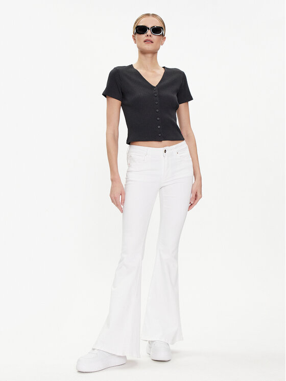 Levi's® Levi's® Μπλουζάκι Monica A7182-0001 Μαύρο Slim Fit