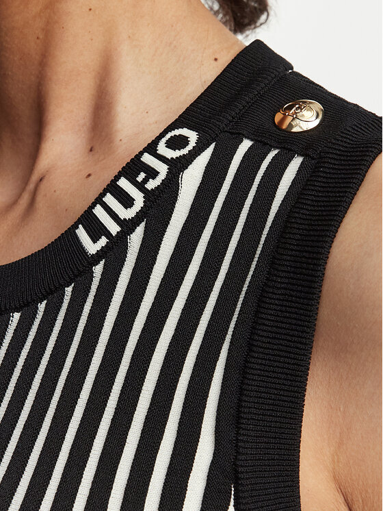 Liu Jo Sport Liu Jo Sport Top TA6064 MS55N Crna Regular Fit