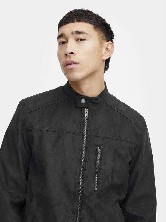 Blend Blend Jacke aus Kunstleder 20716626 Schwarz Regular Fit