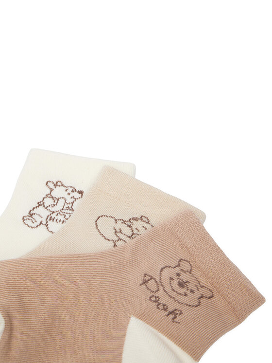 Winnie The Pooh Winnie The Pooh Dolge nogavice CEO-ACCCS-AW26-231WTP(3-PACK) Bež