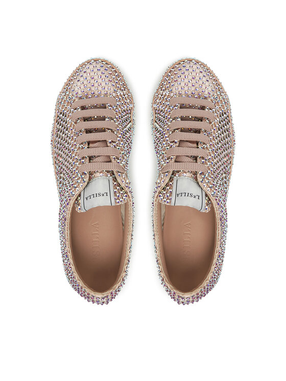 Le Silla Le Silla Sneakersy 1644C020MHPPSAS 158 Stříbrná