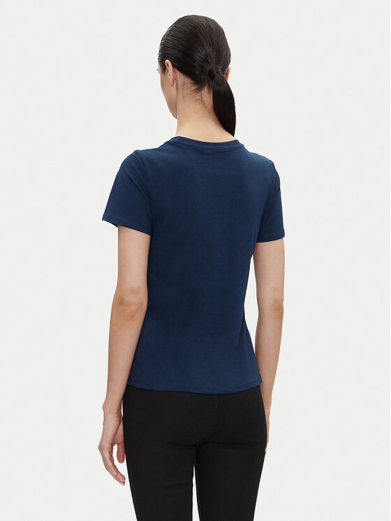 Pepe Jeans Pepe Jeans T-Shirt Rosalind PL506034 Tmavomodrá Regular Fit