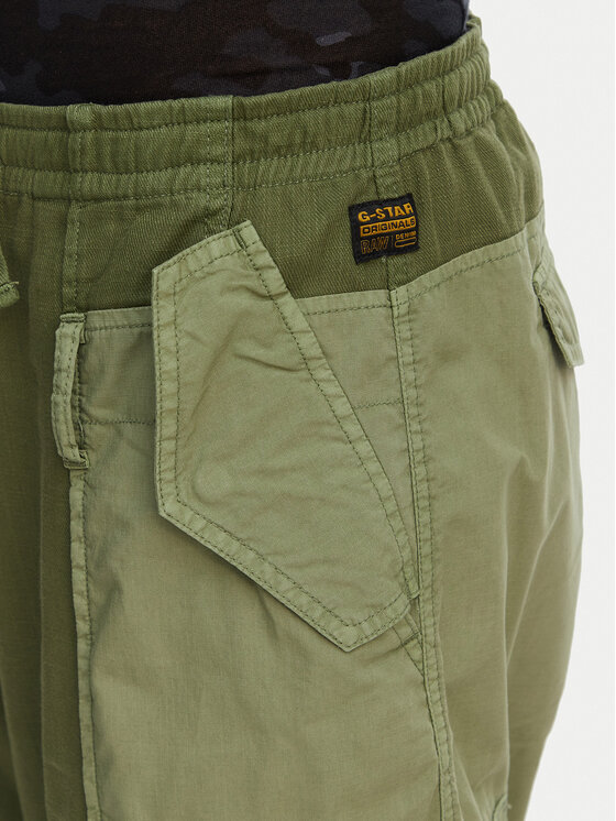G-Star Raw G-Star Raw Pantaloni cargo D29010-E519 Verde închis Straight Fit