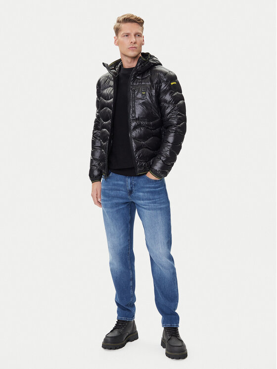Blauer Blauer Пухено яке 25WBLUC03074 Черен Regular Fit