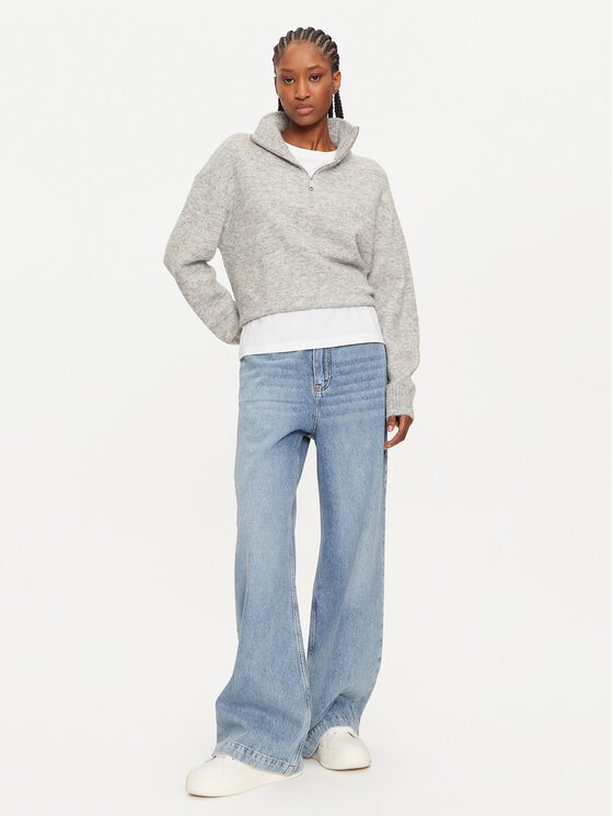 Calvin Klein Jeans Calvin Klein Jeans Sweter J20J224238 Szary Regular Fit