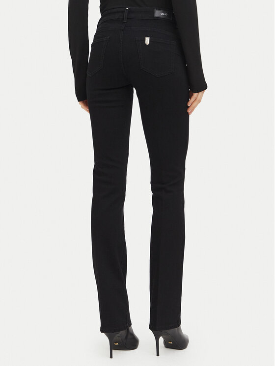 Liu Jo Liu Jo Džinsi UF6025 D0328 Melns Straight Fit