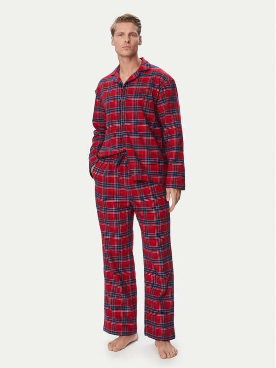 Tommy Hilfiger Tommy Hilfiger Pigiama UM0UM03659 Rosso Relaxed Fit