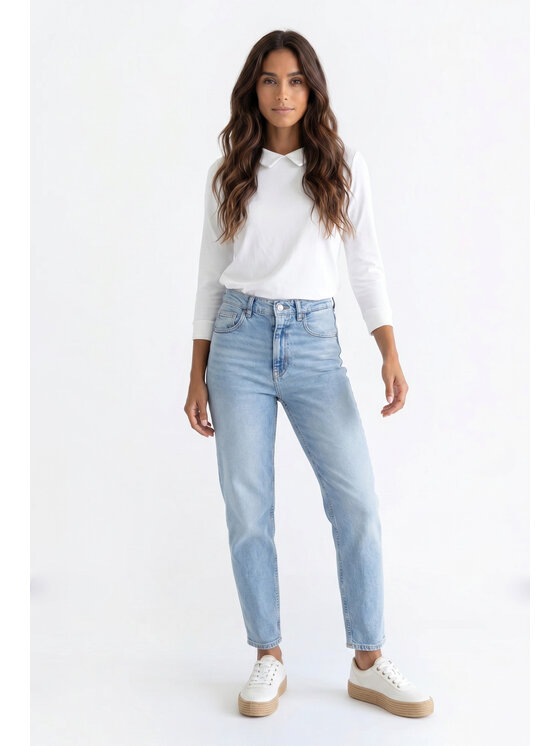 FIGL FIGL Blúzka M1376 Krémová Regular Fit