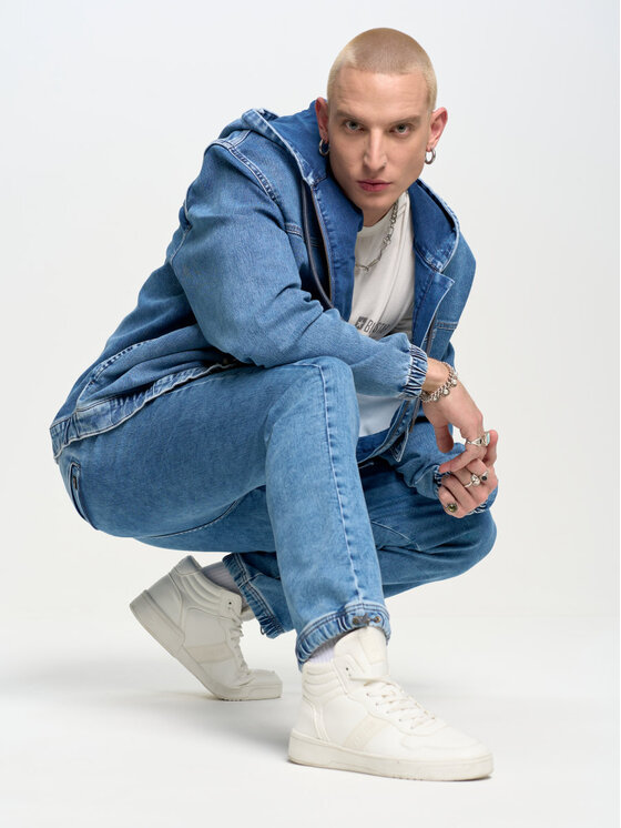BIG STAR BIG STAR Jeansy WILLU_319_190 Niebieski Loose Fit