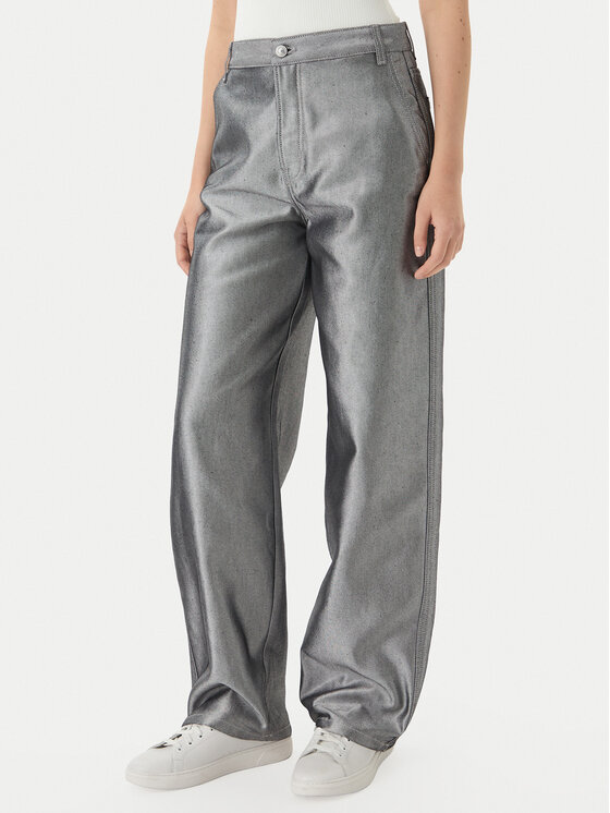 Calvin Klein Jeans Calvin Klein Jeans Džínsy LV047E718G Sivá Barrel Fit