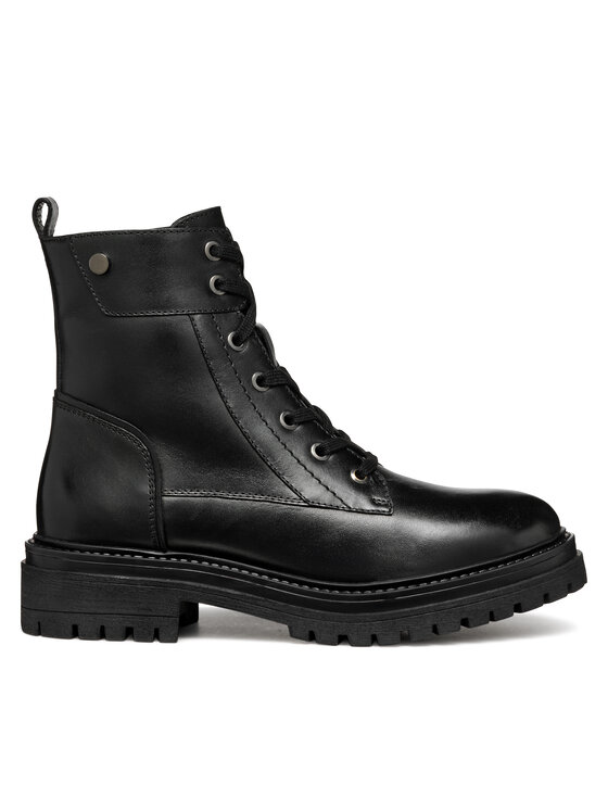 Geox Geox Schnürschuhe D Iridea D46HRG 00043 C9999 Schwarz