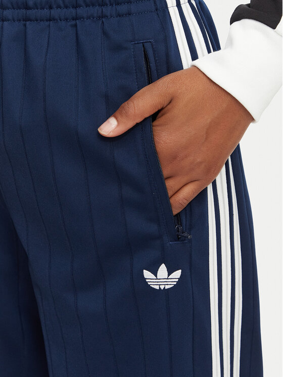 adidas adidas Спортивні штани Pinstripe Firebird Loose Trackpant KS9976 Cиній Loose Fit