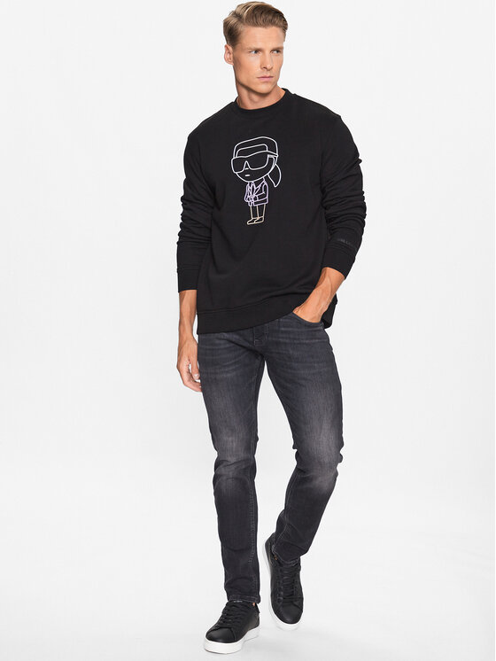 KARL LAGERFELD KARL LAGERFELD Sweatshirt 705400 533910 Schwarz Regular Fit