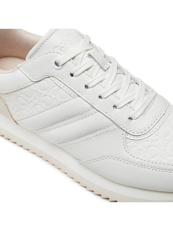 Calvin Klein Calvin Klein Снікерcи Runner Lace Up Saff Mono HW0HW02102 Білий