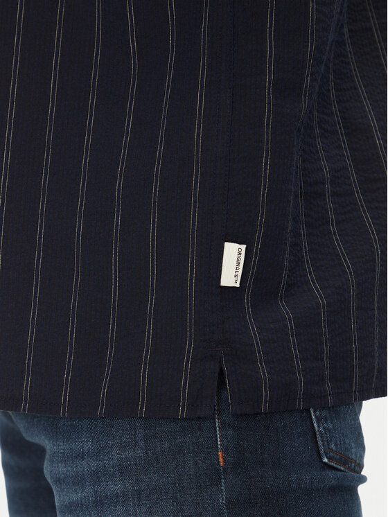 Jack&Jones Jack&Jones Srajca Luke 12271099 Mornarsko modra Relaxed Fit