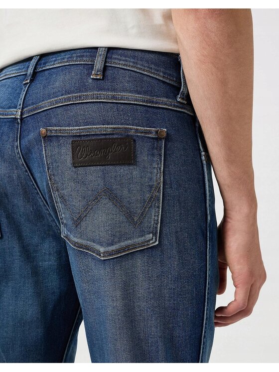 Wrangler Wrangler Jeansy Greensboro Niebieski Regular Fit