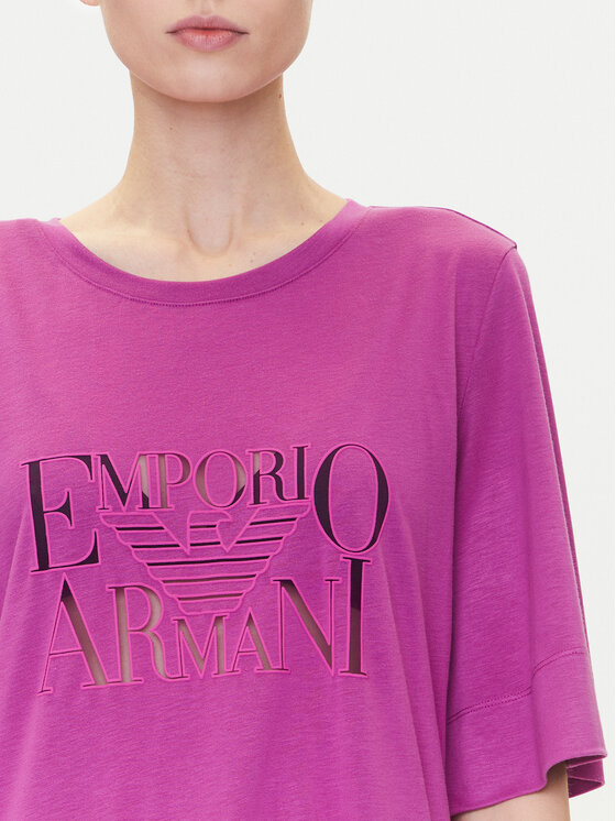 Emporio Armani Emporio Armani Kleid für den Alltag EW000618 AF12187 UA227 Rosa Loose Fit